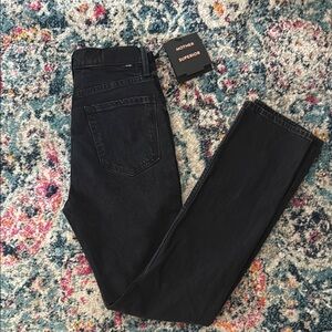 MOTHER High Rise Black Jeans